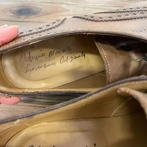 Made in Italy wing tip brown size 43 or 10 US Shoes | Made In Italy Wing Tip Brown Size 43 Or 1 Us | Poshmark main image 2